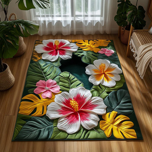 Hibiscus Bloom Area Rug NCU0DV9252