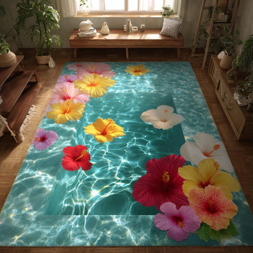 Hibiscus Glow Area Rug NCU0DV9259