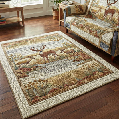 Hidden Deer Area Rug NCU0NT10826