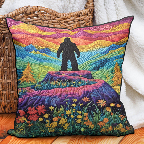 Hidden Bigfoot Quilted Pillow Case NCU0DK4182