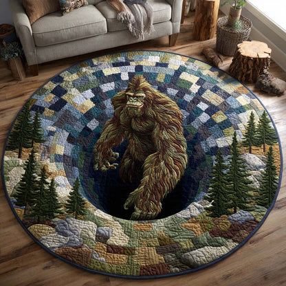 Hidden Colossus Quilted Round Mat NCU0XD1061