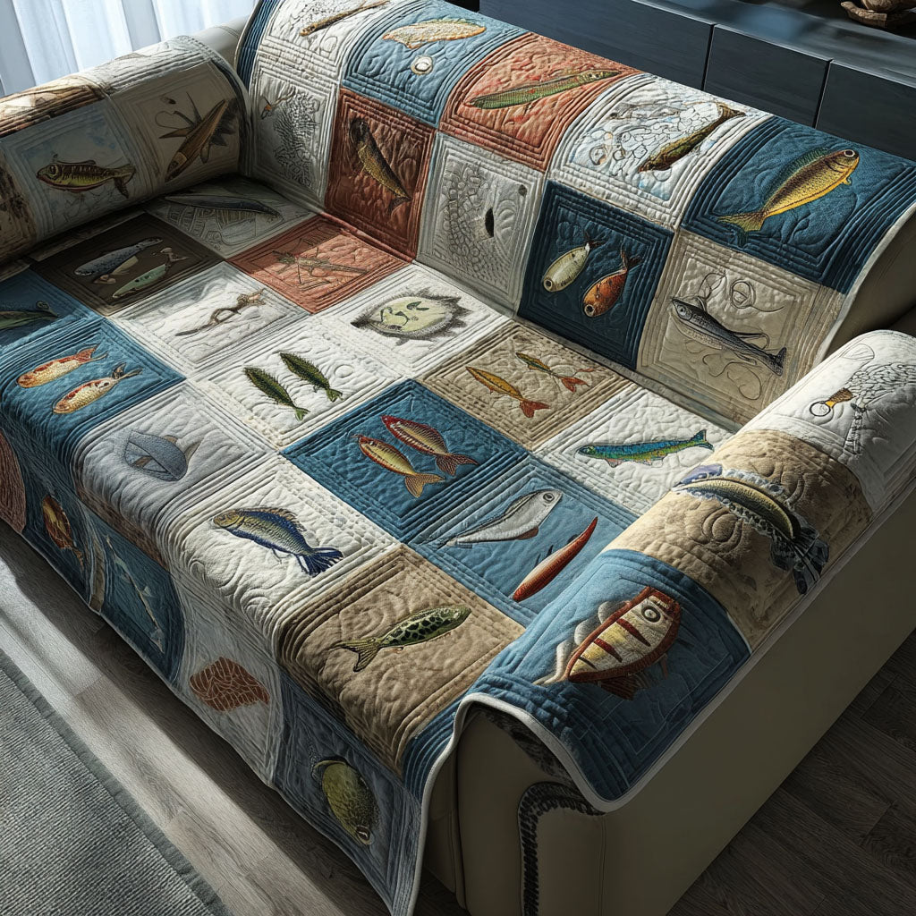 Hidden Cove Quilted Sofa Cover NCU0PT11078