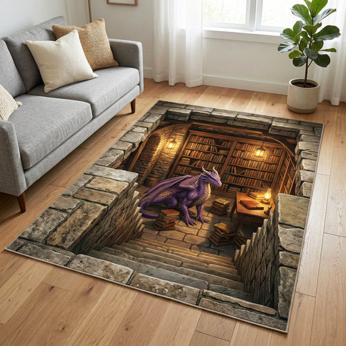 Hidden Dragon Area Rug NCU0TV1727