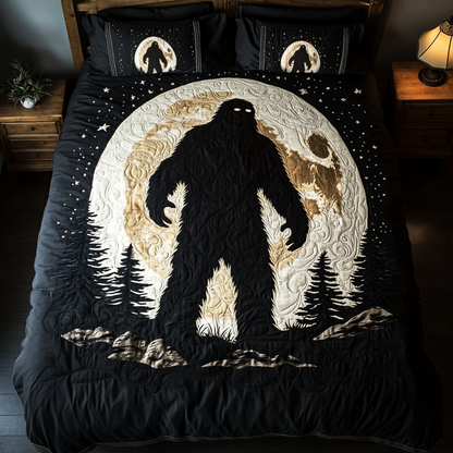 Hidden Footprint 3-Piece Quilted Bedding Set NCU0DK7042