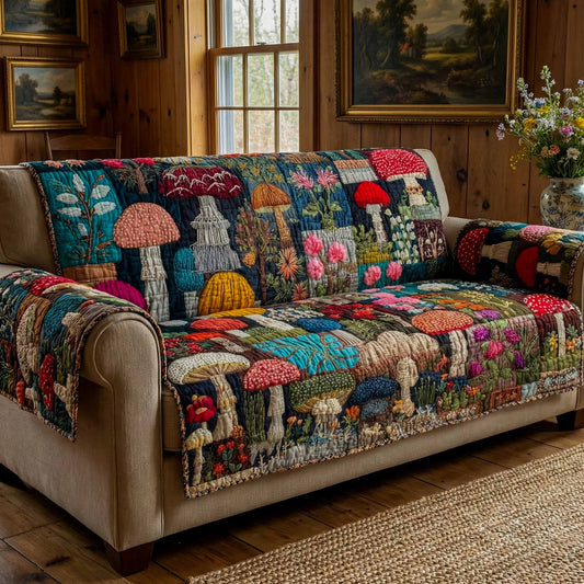 Hidden Glade Quilted Sofa Cover NCU0XD2411