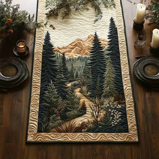 Hidden Grove Quilted Table Runner NCU0DV5283