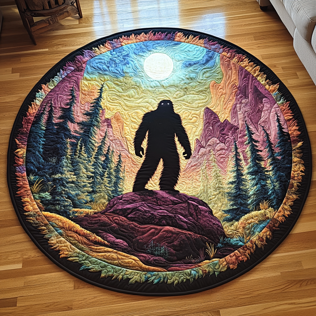 Hidden Legend Quilted Round Mat NCU0DV3240