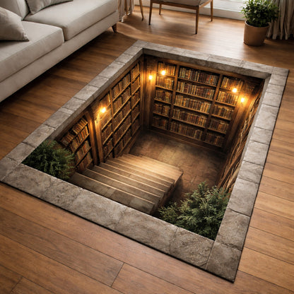 Hidden Library Area Rug NCU0TV1737
