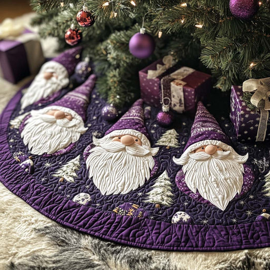 Hidden Magic Christmas Quilted Tree Skirt NCU0NT11097