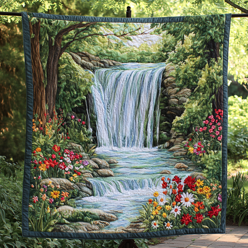 Hidden Oasis Quilted Blanket NCU0DK5611