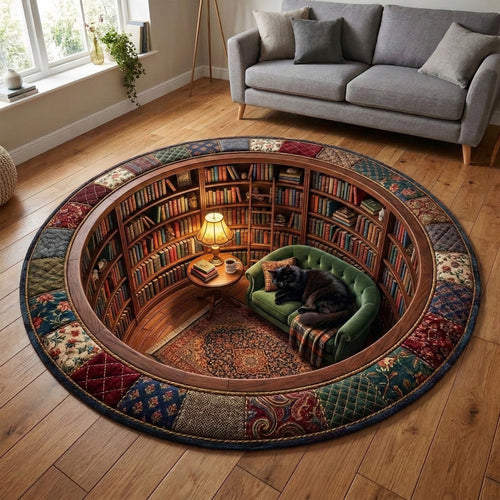 Hidden Reading Den Round Carpet NCU0TV1741