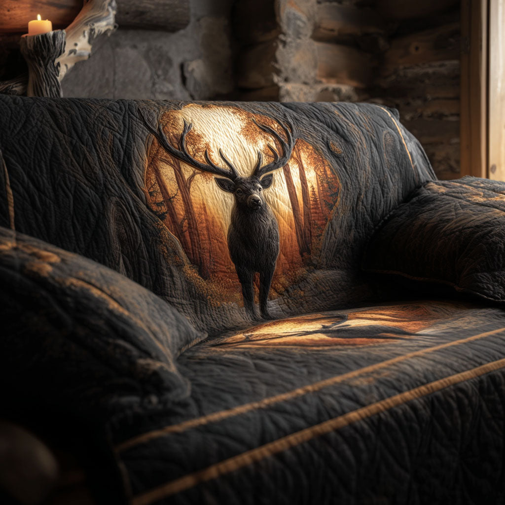 Hidden Trails Quilted Sofa Cover NCU0PT9724