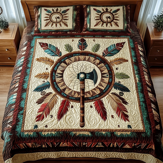 Hidden Truths 3-Piece Quilted Bedding Set NCU0VH1585