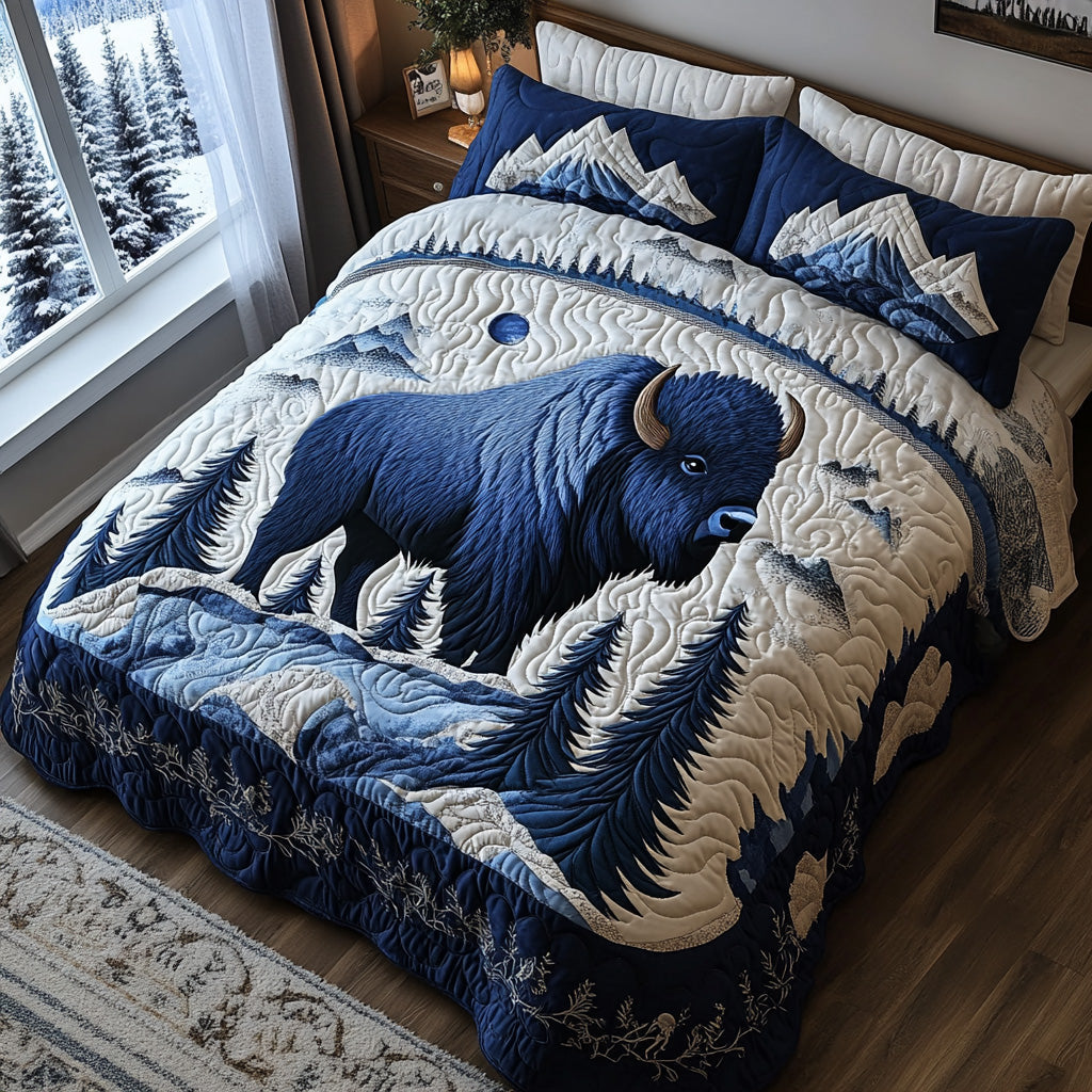 High Plains 3-Piece Quilted Bedding Set NCU0DV7425