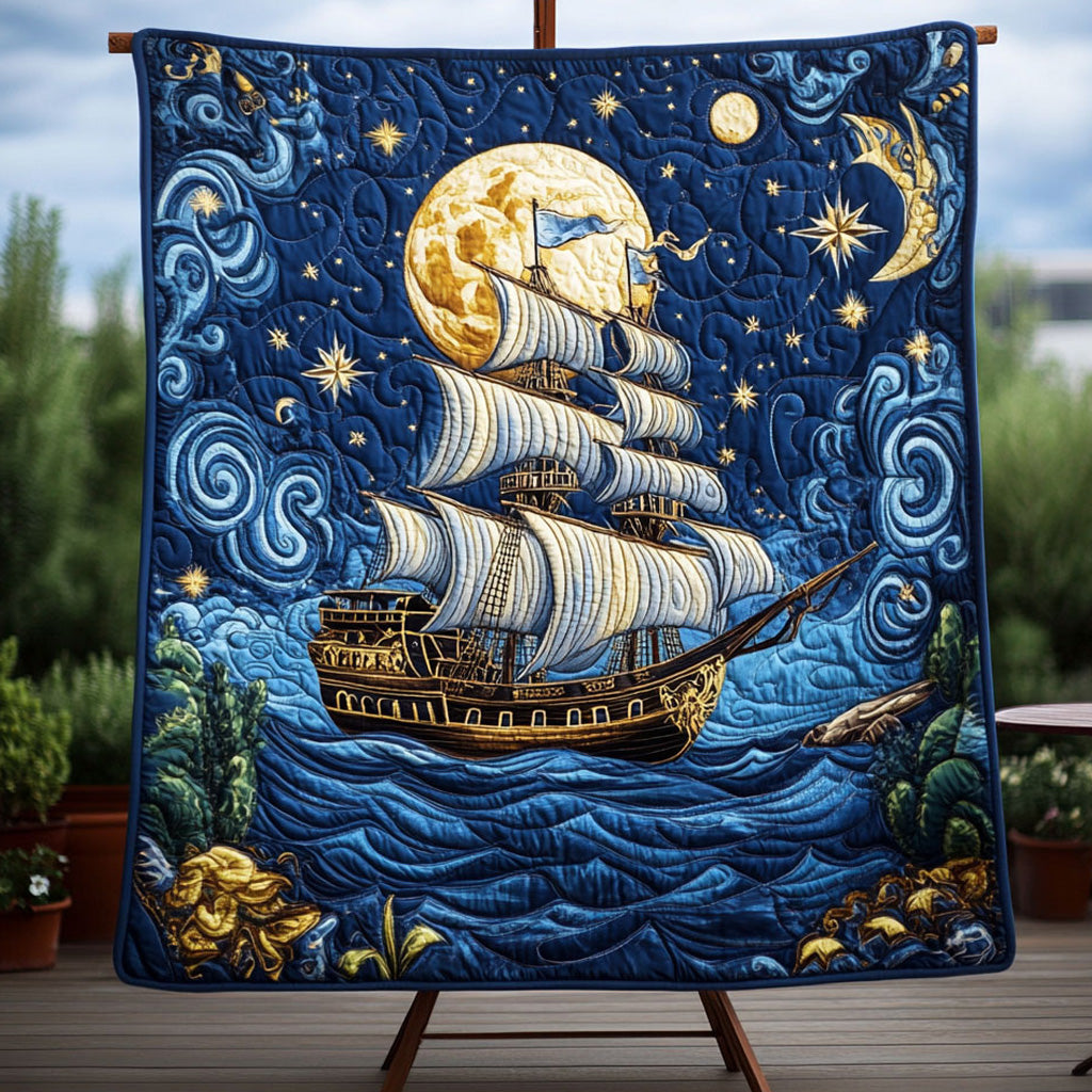 High Seas Voyage Quilted Blanket NCU0PT3398