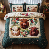 Highland Whimsy Quilted Bedding Set NCU0DV3222