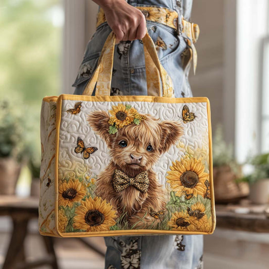 Highland Bloom Quilted Tote Bag NCU0NT9005