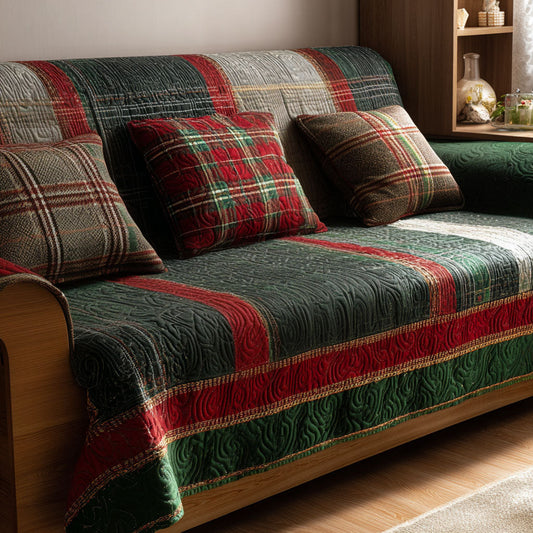 Highland Cheer Quilted Sofa Cover NCU0PT9774