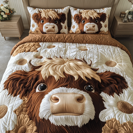 Highland Dreams 3-Piece Quilted Bedding Set NCU0VH4326