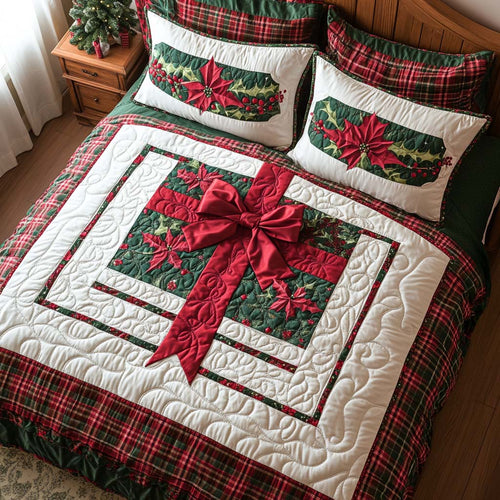 Highland Gift 3-Piece Quilted Bedding Set NCU0XD594