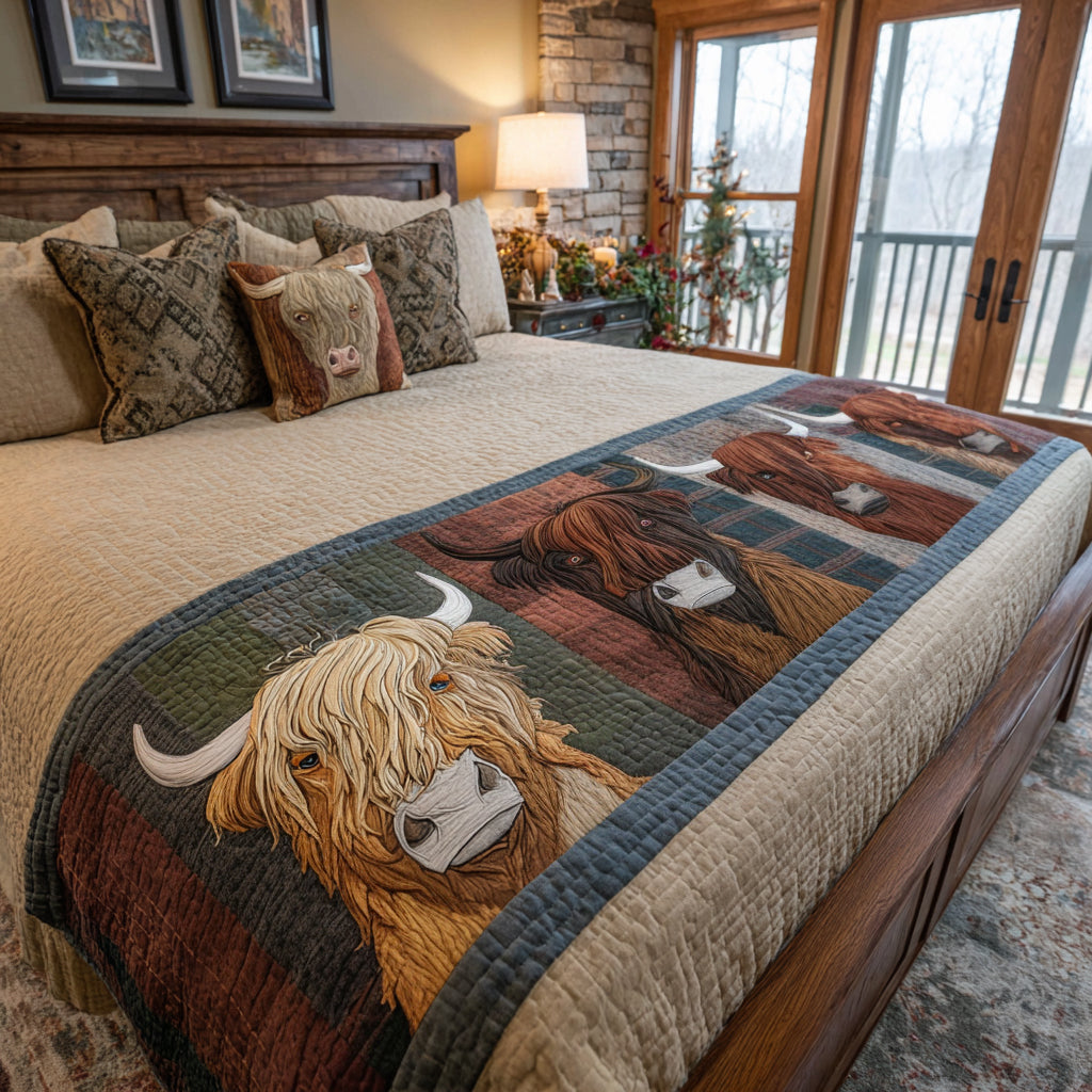 Highland Glow Quilted Bed Runner NCU0DV8845