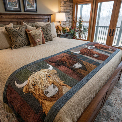 Highland Glow Quilted Bed Runner NCU0DV8845