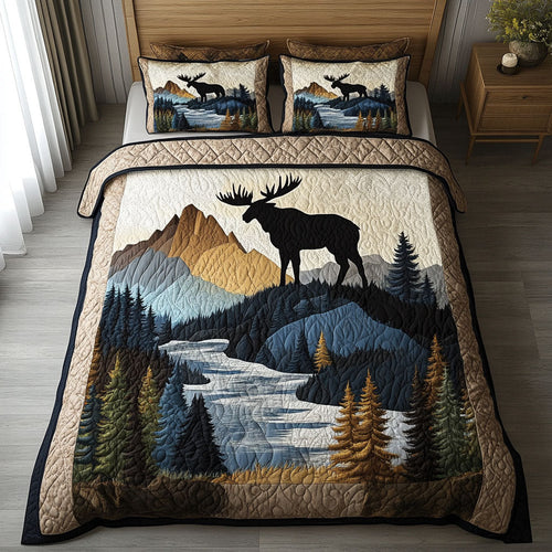 Highland Horizon 3-Piece Quilted Bedding Set NCU0NT3155