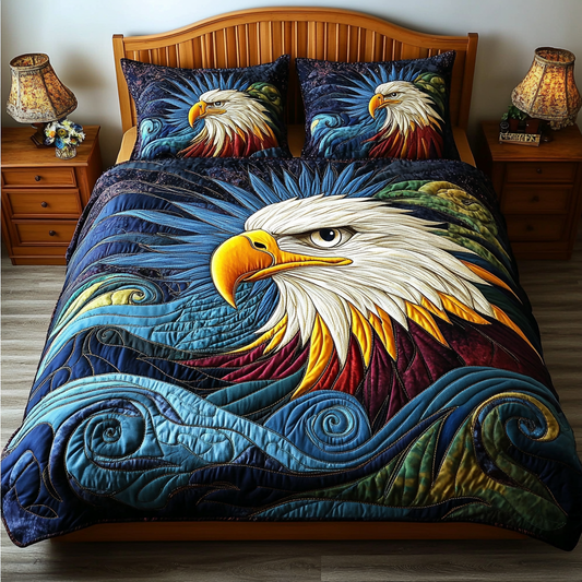 Highland Hunter 3-Piece Quilted Bedding Set NCU0DK5741