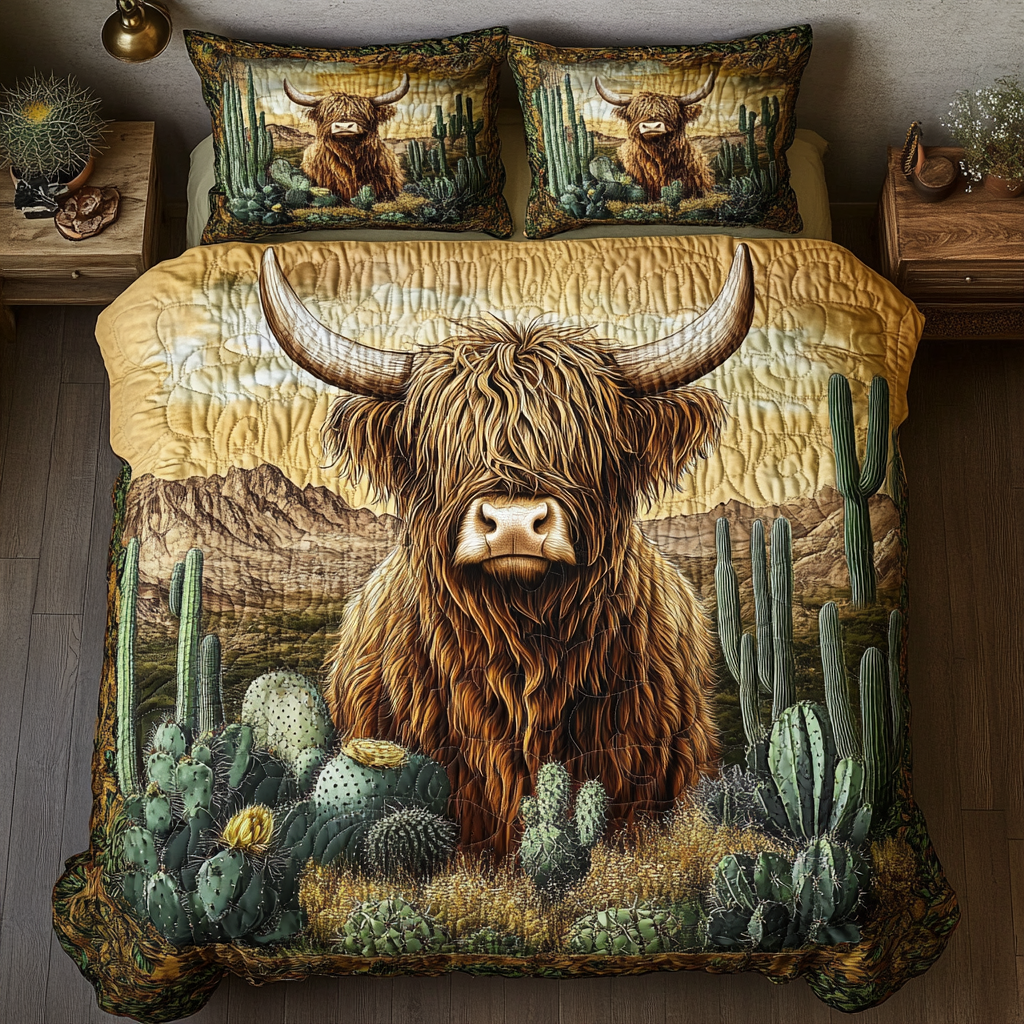 Highland Majesty 3-Piece Quilted Bedding Set NCU0DK7009