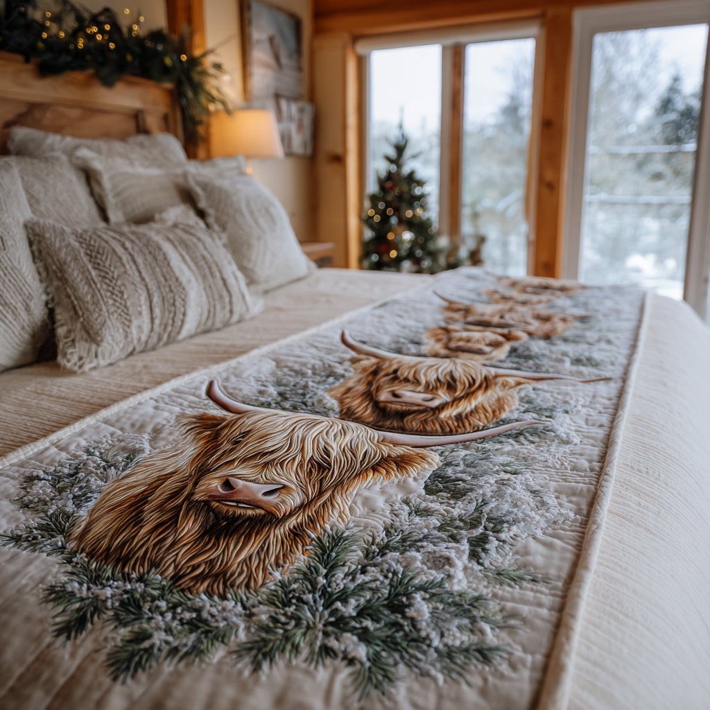 Highland Meadow Quilted Bed Runner NCU0DV8851