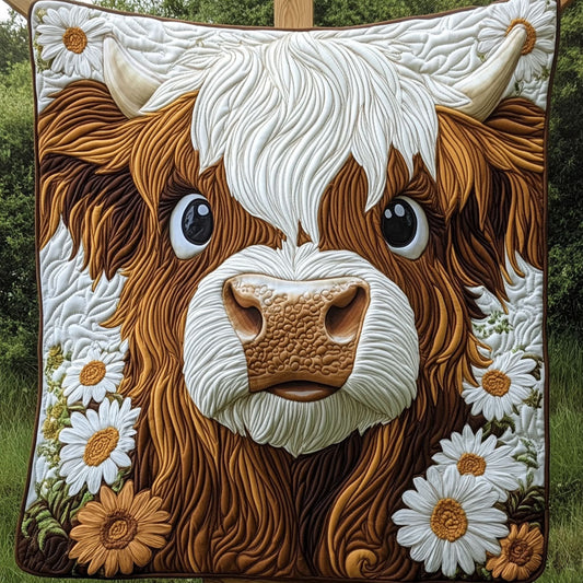 Highland Sunset Glow Quilted Blanket NCU0NT6807