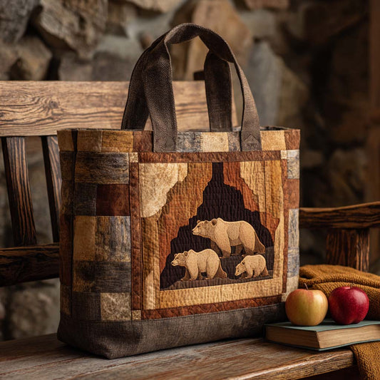 Highland Trails Quilted Tote Bag NCU0XD324