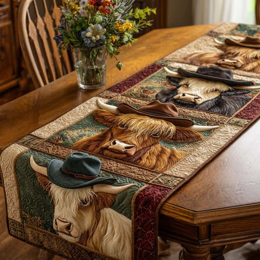 Highland Wrangler Quilted Table Runner NCU0NT11631