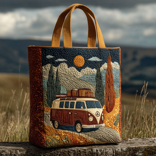 Highway Daydream Quilted Tote Bag NCU0PT8226