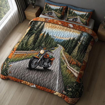 Highway Highlife 3-Piece Quilted Bedding Set NCU0PT5703