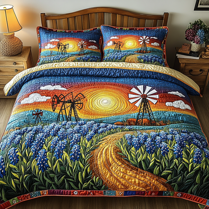 Hill Country 3-Piece Quilted Bedding Set NCU0VL2124