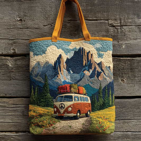 Hillside Journey Quilted Tote Bag NCU0PT8227