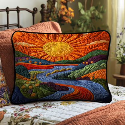 Hills of Radiant Quilted Bedding Pillow Case NCU0NT3791