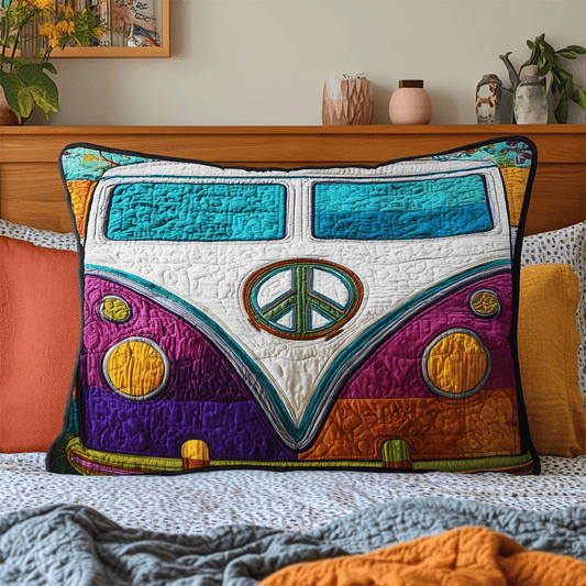 Hippie Drive Quilted Bedding Pillow Case NCU0DV7362