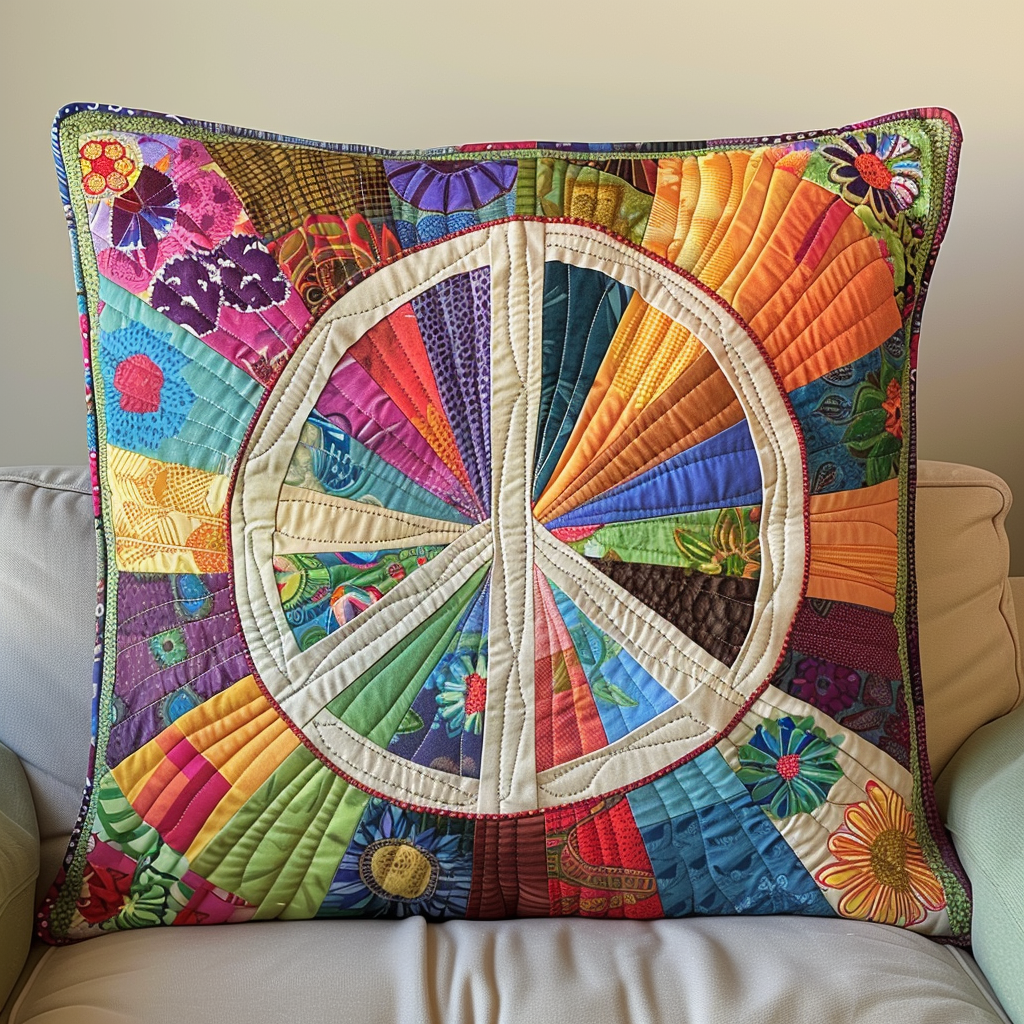 Hippie Sunbeam Quilted Pillow Case NCU0PT133