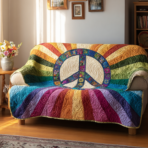 Hippie Dream Quilted Sofa Cover NCU0DK11312