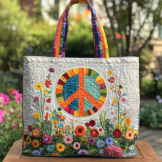 Hippie Dream Quilted Tote Bag NCU0DK9524