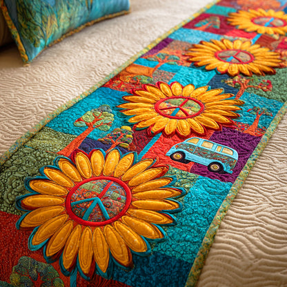 Hippie Harmony Quilted Bed Runner NCU0TD1255
