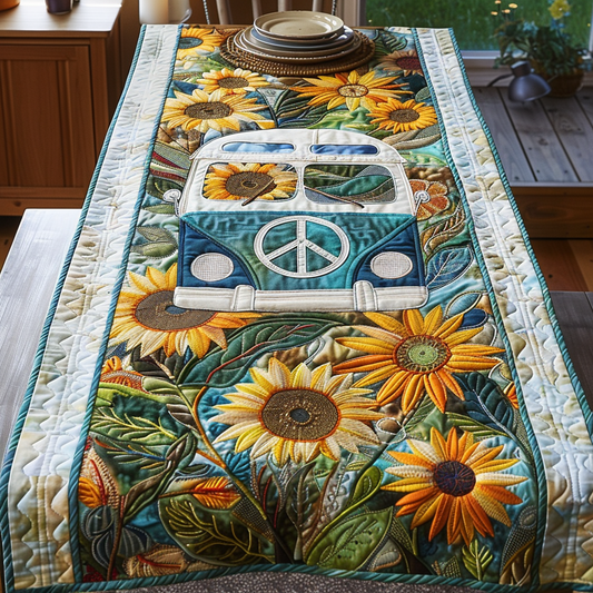 Hippie Sunshine Quilted Table Runner NCU0DV5350