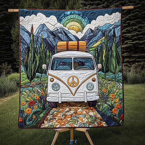 Hippie Trails Quilted Blanket NCU0PT4304