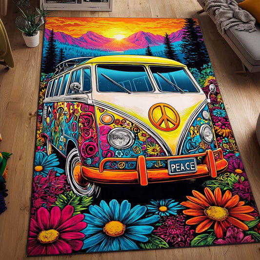 Hippie Van Mountain Area Rug NCU0XD851