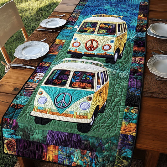 Hippie Van Vibes Quilted Table Runner NCU0PT4259