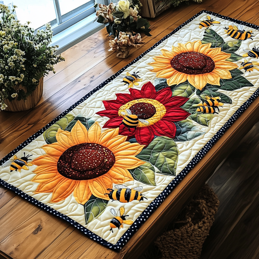 Hive Charm Quilted Table Runner NCU0DK4240
