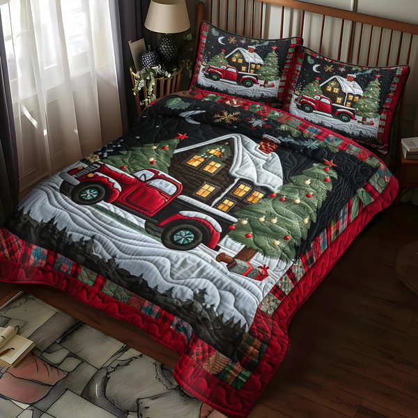 Cottage Dreams 3-Piece Quilted Bedding Set NCU0NVH718 main image 0