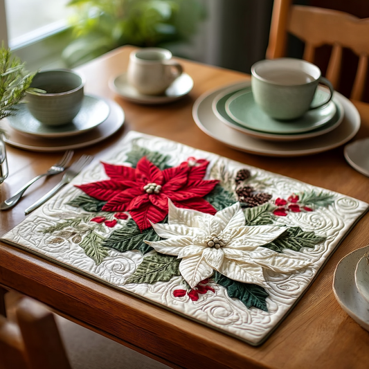 Holiday Radiance Quilted Place Mat NCU0TV228